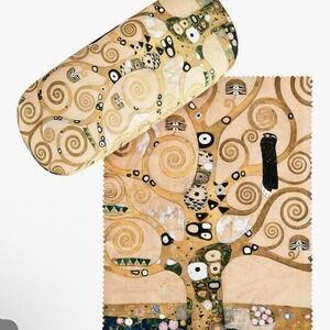 Von Lilienfeld Gustav Klimt Tree of Life Hard Glasses Case with Cleaning Cloth